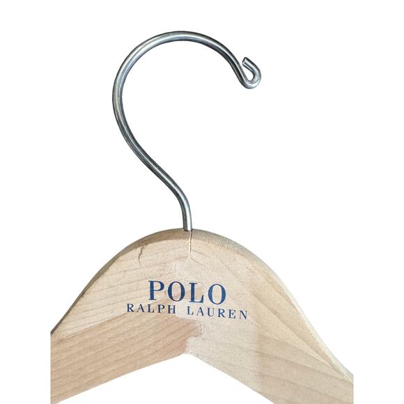 Set of 10 new Polo Ralph Lauren hangers. Wooden Hangers. Quality garment hangers - Picture 2 of 4